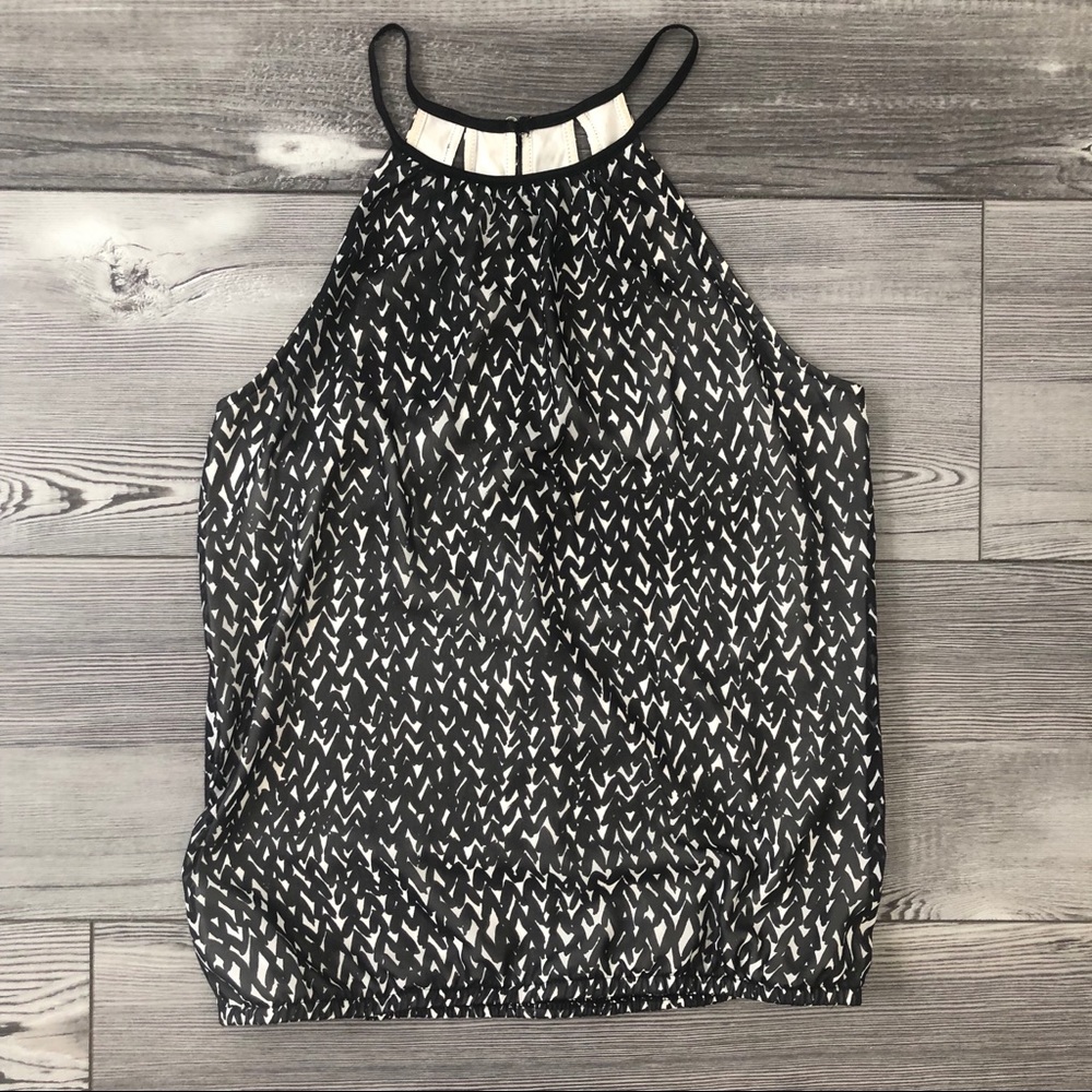 Express Cut Out Black & White tank, small